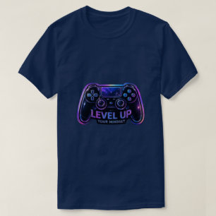 Level Up Your Mindset Motivational Self T-Shirt