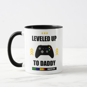 Leveled Up To Daddy Mug