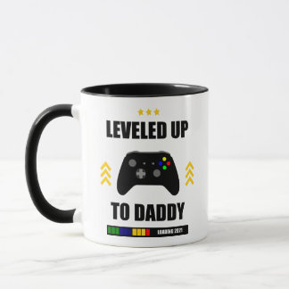 Leveled Up To Daddy Mug 2021