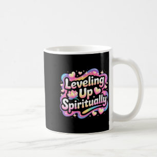 Leveling Up Sritually Mindfulness Meditation  Coffee Mug
