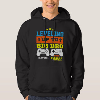 Leveling up to Big Bro 2023 Pregnancy Announcement Hoodie
