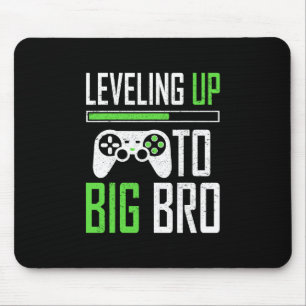 Leveling Up To Big Bro Gamer Promoted To Big Broth Mouse Mat