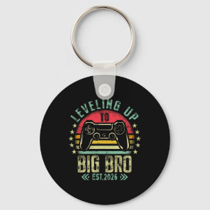 Leveling Up To Big Brother 2026 Funny New Gamer Bo Key Ring