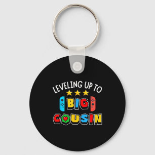 Leveling Up To Big Cousin Funny Gaming Video Game  Key Ring