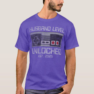 Leveling Up to Husband 2025 Leveled Up Bachelor Pa T-Shirt