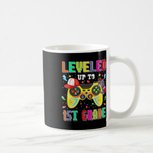 Levelled Up To 1st Grade Gamer First Day Boys Ck T Coffee Mug