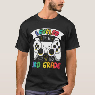 Levelled Up To 3rd Grade Complete The Level Game T-Shirt
