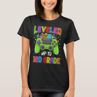 Levelled Up To 3rd Grade Video Gamer Back To Schoo T-Shirt