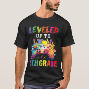 Levelled Up To 5th Grade Fifth Grade Back To Schoo T-Shirt