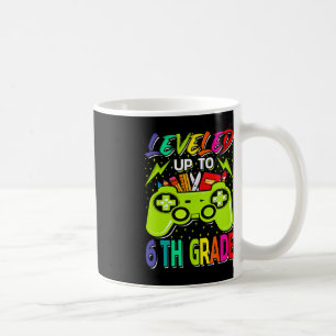 Levelled Up To 6th Grade Gamer Back To School Firs Coffee Mug