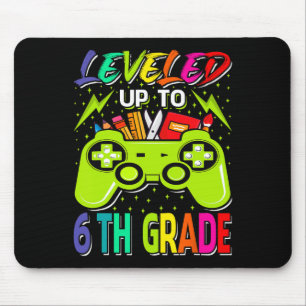 Levelled Up To 6th Grade Gamer Back To School Firs Mouse Mat