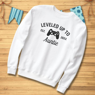 Levelled Up To Auntie Game Controller Sweatshirt