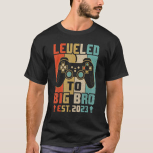 Levelled Up To Big Bro 2023 Video Game Promoted Br T-Shirt