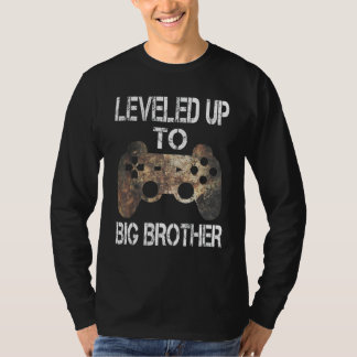 Levelled Up To Big Brother Promoted To Big Bro Vid T-Shirt