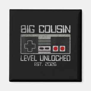 Levelled up to big cousin level unlocked est 2026 magnet