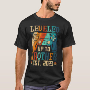 Levelled Up To Brother 2023 First Time Dad 2023 T-Shirt