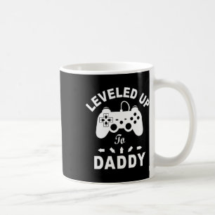 Levelled Up To Daddy Video Game Dad Coffee Mug