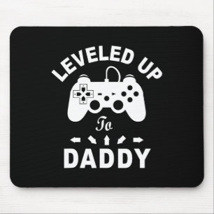 Levelled Up To Daddy Video Game Dad Mouse Mat