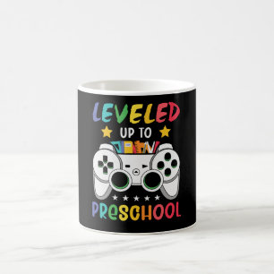 Levelled Up To Preschool Video Game School Gift Coffee Mug