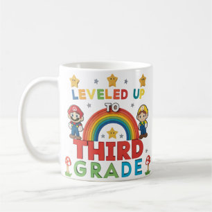 Levelled Up to Third Grade Mug Back to School Cu