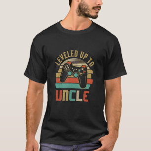 Levelled Up To Uncle Baby Announcement For Men T-Shirt