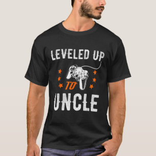 Levelled Up To Uncle New Uncle Gift For Gamer T-Shirt