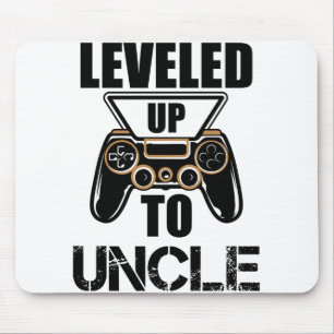 Levelled Up To Uncle New Uncle T-Shirt New Uncle Mouse Mat