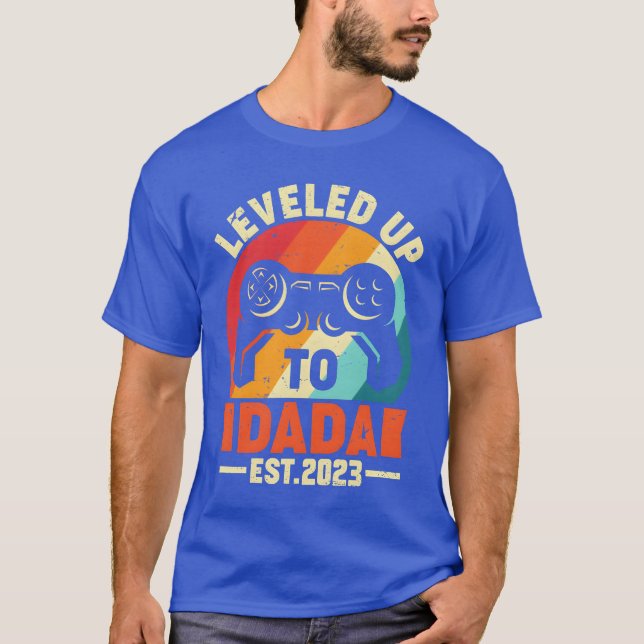 Levelled Upo Father 2023 Gift Promotedo Father boy T-Shirt (Front)