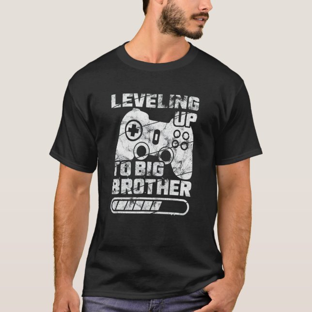 Levelling Up Big Brother Big Brother Idea T-Shirt (Front)