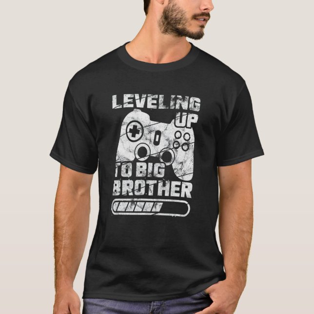 Levelling Up Big Brother Big Brother Idea T-Shirt (Front)