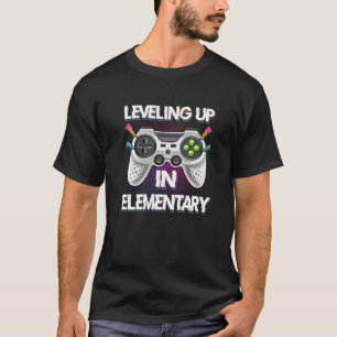 Levelling Up In Elementary Video Gaming Tees Stude