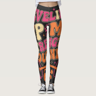 Levelling Up Strength Journey Fitness Growth Leggings