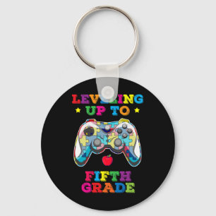 Levelling Up To 5th Grade Autism Gamer Ck To Schoo Key Ring