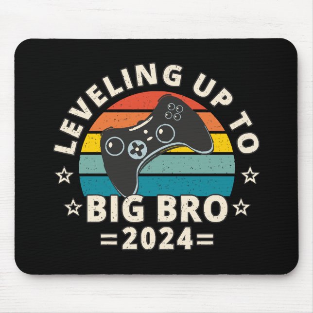 Levelling Up To Big Bro 2024 Mouse Mat (Front)