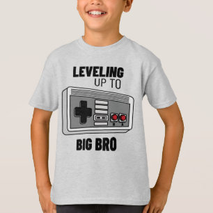 Levelling Up To Big Bro Gamer T-Shirt