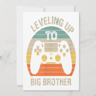 Levelling Up To Big Brother 2021 Funny Gamer Gift Holiday Card