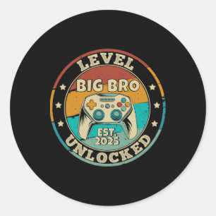Levelling Up To Big Brother 2025 Level Unlocked Vi Classic Round Sticker