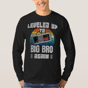 Levelling Up To Big Brother Again 2023 Brother Ga T-Shirt