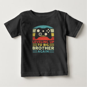 Levelling Up To Big Brother Again, Vintage Gamer b Baby T-Shirt