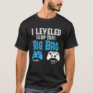 Levelling Up To Big Brother Design Video Game T-Shirt