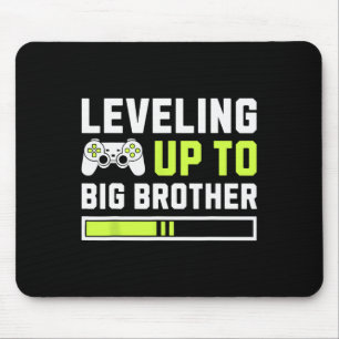 Levelling Up To Big Brother - Funny Gamer For Men Mouse Mat