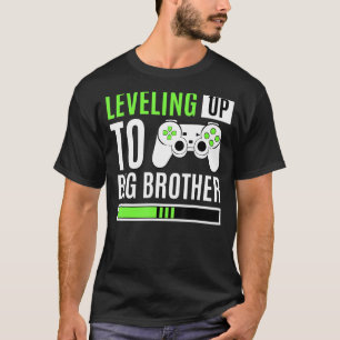 Levelling Up To Big Brother Gaming Baby Gender Ann T-Shirt