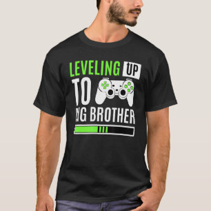 Levelling Up To Big Brother Gaming Baby Gender Ann T-Shirt