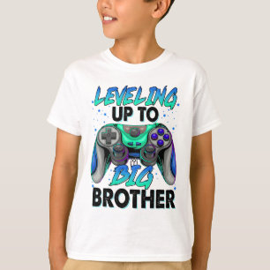 Levelling Up To Big Brother Video Game Player Game T-Shirt