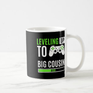 Levelling Up To Big Cousin Game Controller Gamer K Coffee Mug