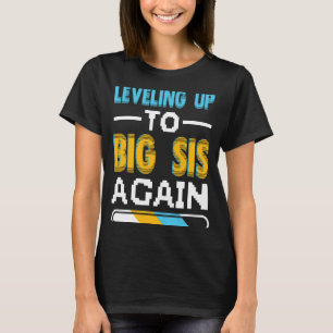 Levelling Up To Big Sister Again Promoted To Big S T-Shirt