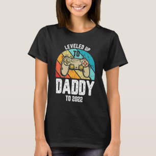 Levelling Up To Daddy Again Promoted To Dad Again  T-Shirt