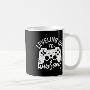 Levelling Up To Husband Groom Gamer Engagement Coffee Mug