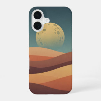 Lever de Lune Vintage sur le Désert iPhone 16 Case