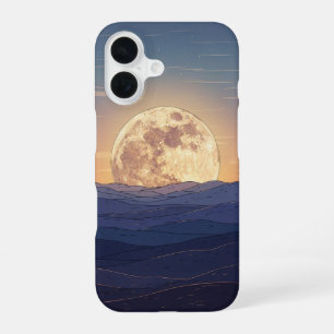Lever de Lune Vintage sur les Collines iPhone 16 Case